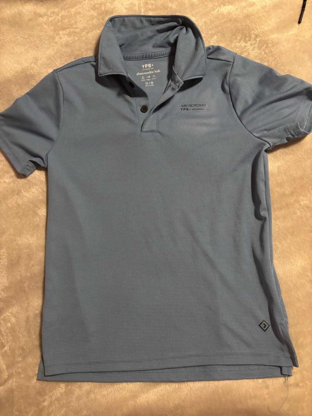 abercrombie kids Light Blue Polo Shirt